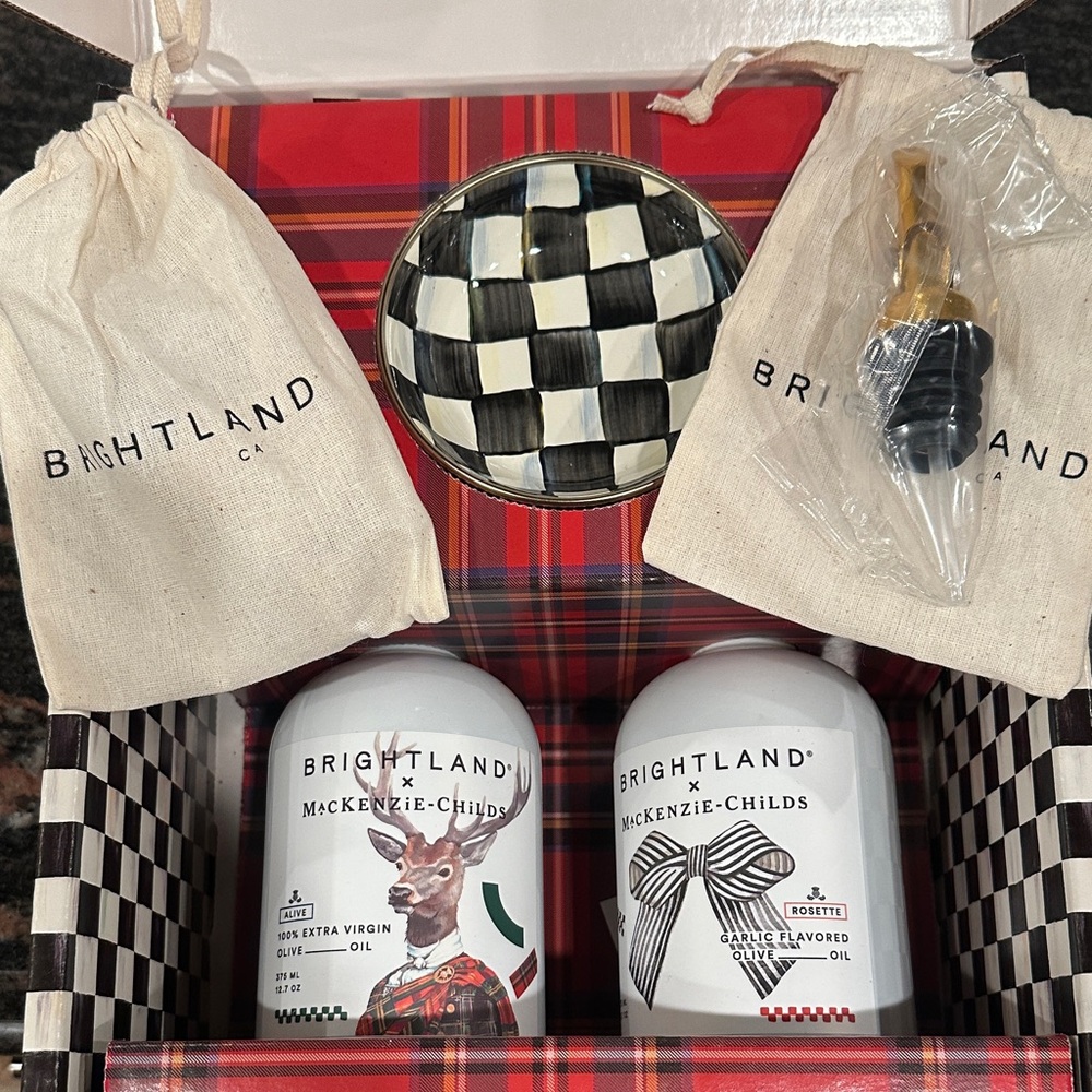 Brightland x MacKenzie-Childs Olive Oil Gift Set